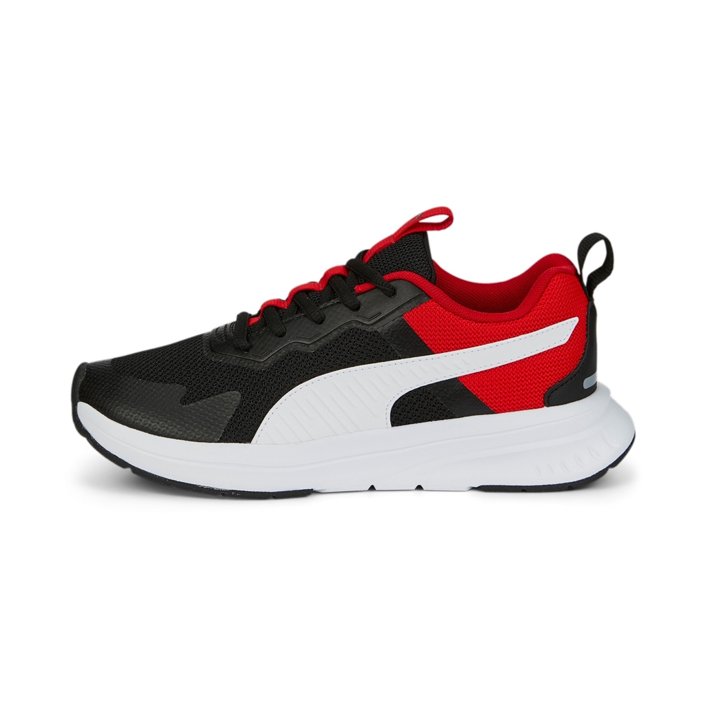 Puma Evolve Run Mesh Jr Black Red manelsanchez