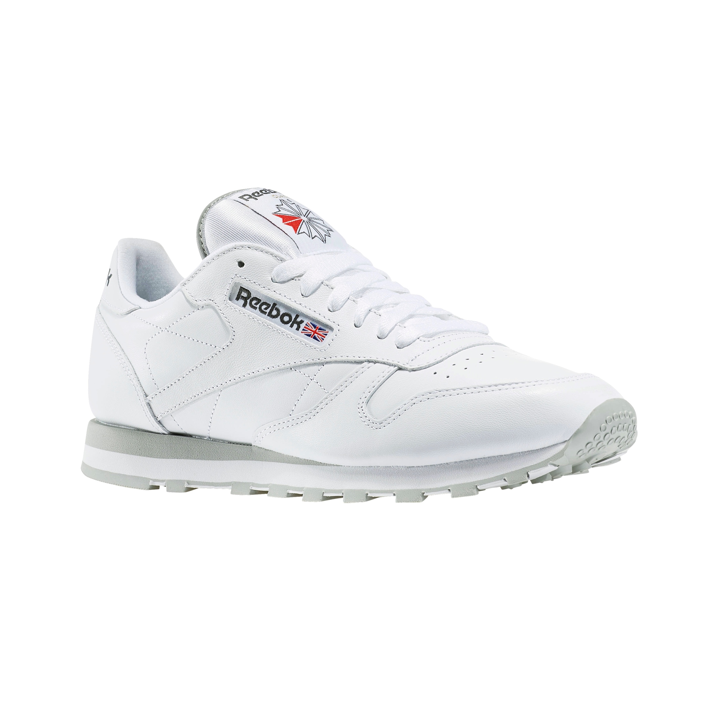reebok classic leather white gray