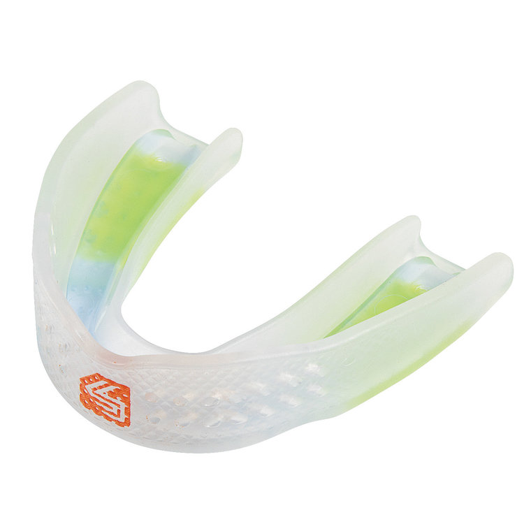 Shock Doctor SuperFit Basketball Mouthguard (clear/lime)